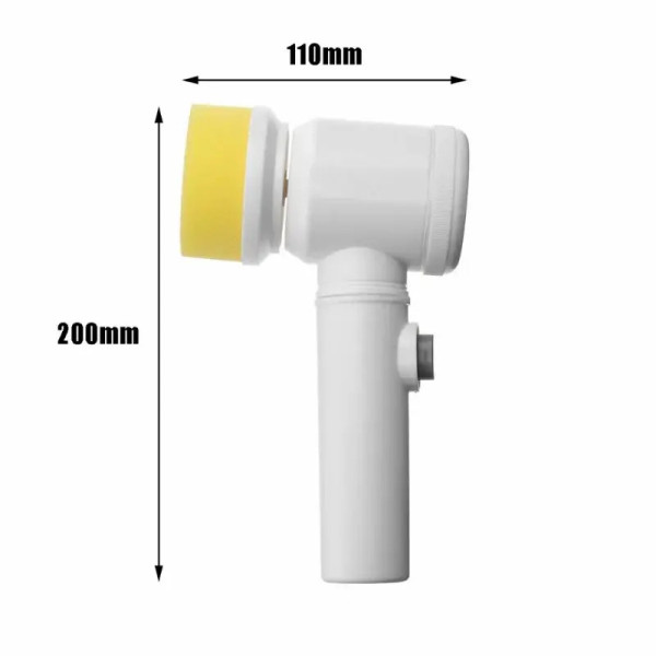 mini cepillo de limpieza eléctrico 3 en 1